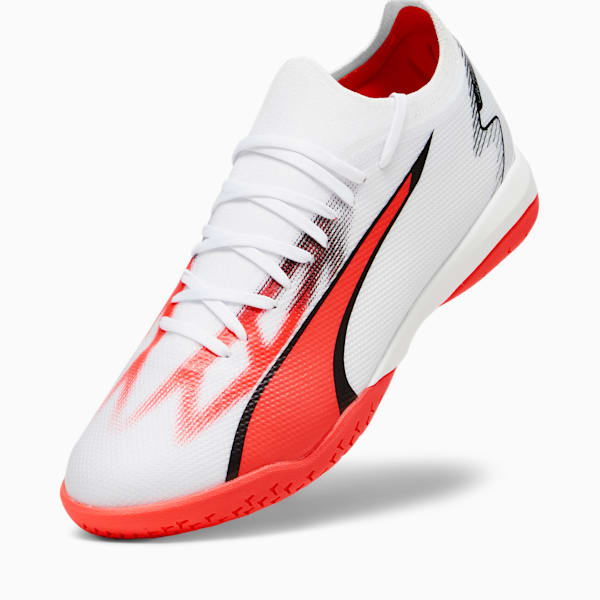 Chaussures de soccer avec crampons ULTRA MATCH IT Homme, PUMA White-PUMA Black-Fire Orchid, extralarge